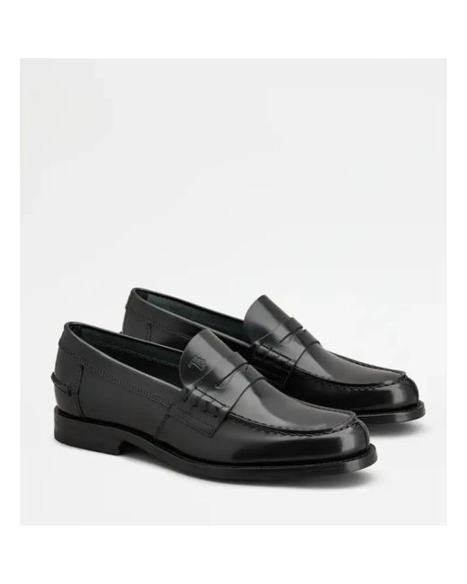 Tod's Black Loafers for men