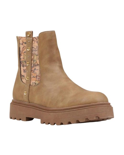 Alviero Martini 1A Classe Brown Chelsea Boots