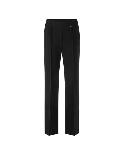 Marc Cain Black Straight Trousers