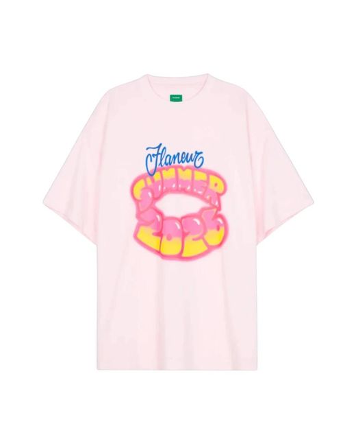 flâneur Pink T-Shirts for men