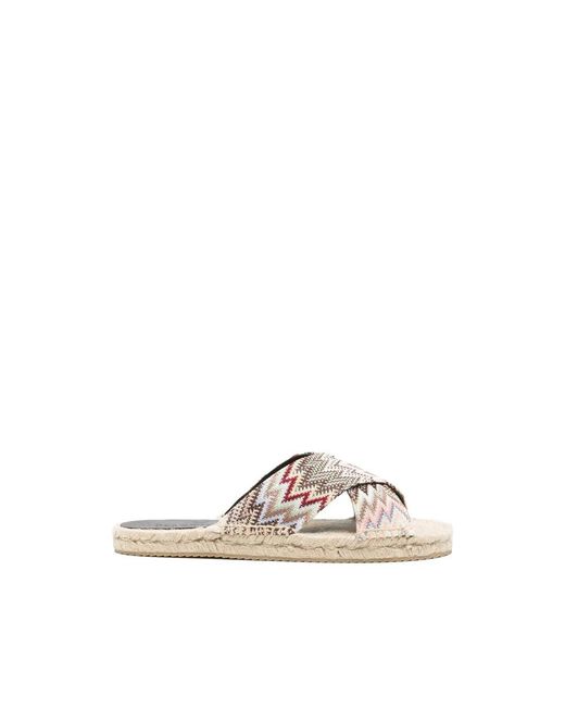 Sliders Missoni en coloris Natural