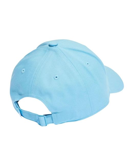 Adidas Originals Blue Hellblau weiß trefoil baseball cap