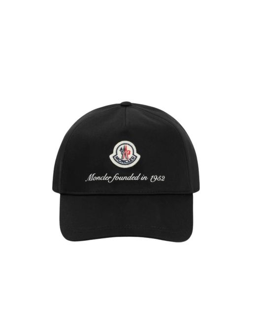 Moncler Black Hats & Caps for men