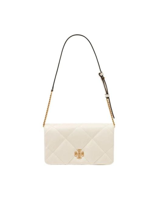 Tory Burch Natural Shoulder Bags