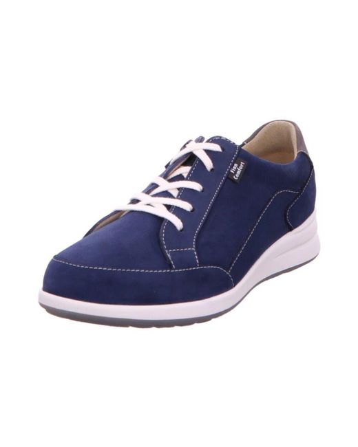 Finn Comfort Blaue Schnürschuhe in Blue für Herren
