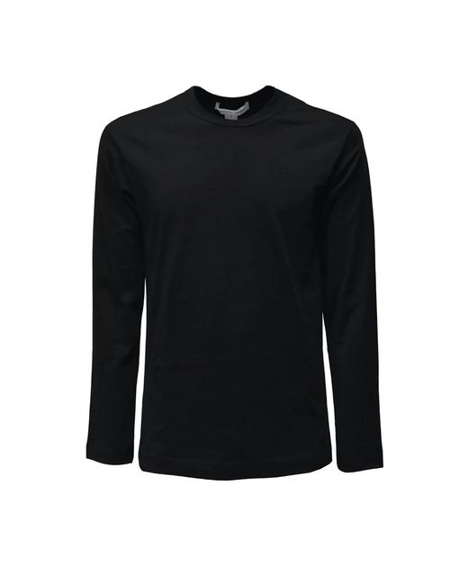 T-shirt ml basic nera di Comme des Garçons in Black da Uomo