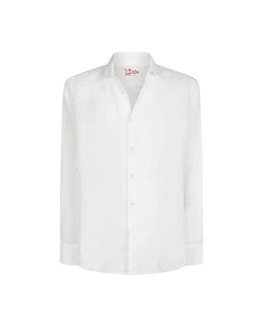 Mc2 Saint Barth White Casual Shirts for men