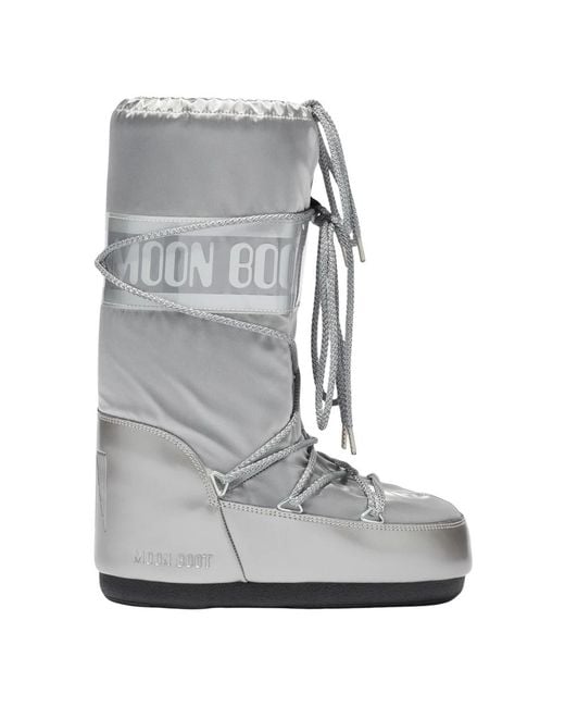 Moon Boot Gray Winter Boots