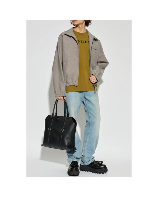 McQueen Tops ,Groen ,Katoen Oversized T-Shirt in het Green voor heren