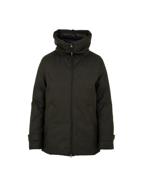 Aspesi Jassen ,Groen ,Winterjas in het Black