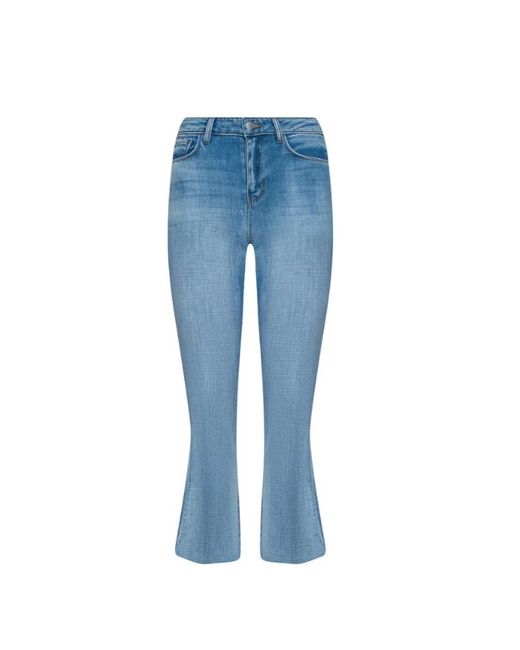 Cropped Jeans L'Agence de color Blue