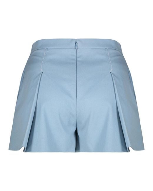 RED Valentino Blue Short Shorts