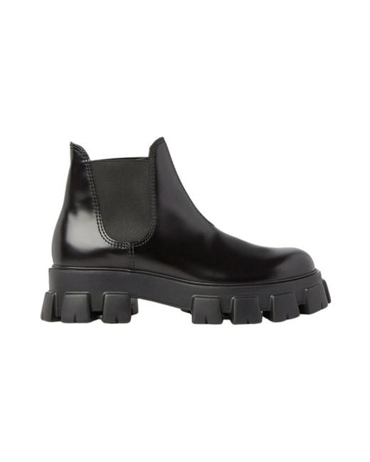 Prada Black Chelsea Boots for men