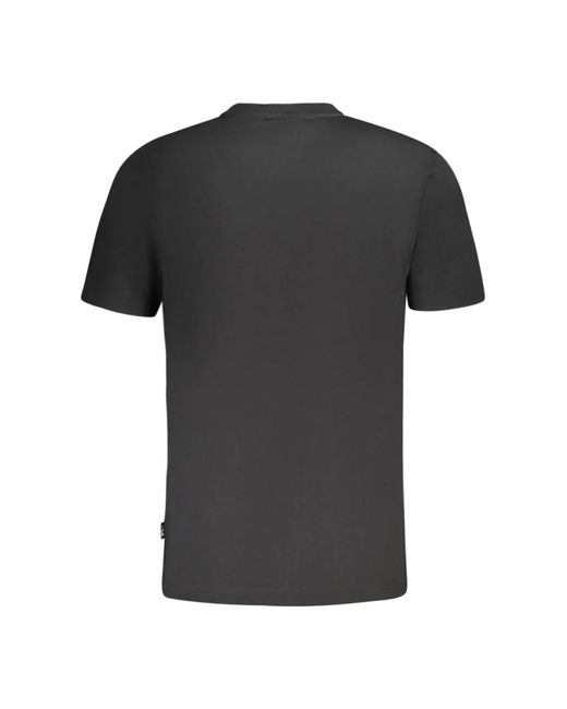 Fila Tops ,Zwart ,Katoen Lanaken Regular Graphic Tee in het Black voor heren