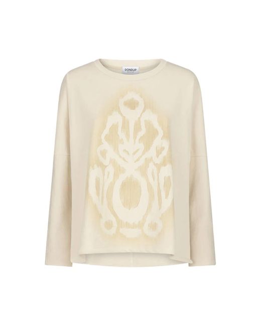 Long Sleeve Tops Dondup de color Natural