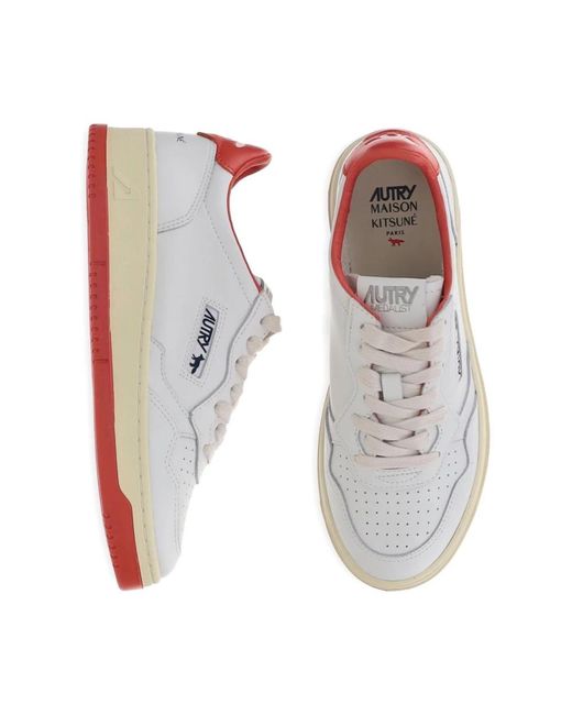 Maison Kitsuné White Sneakers
