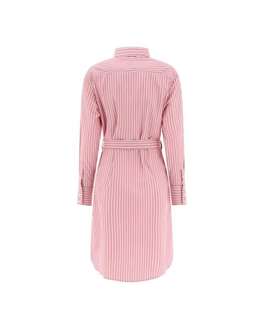 Ines De La Fressange Paris Pink Shirt Dresses