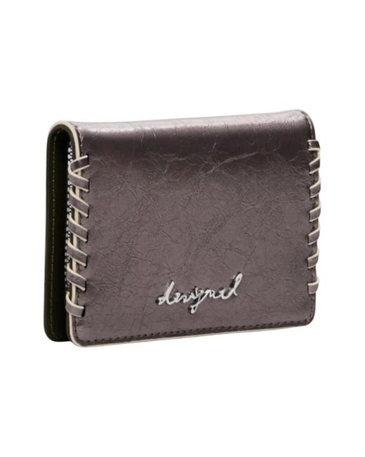 Wallets & Cardholders Desigual de color Metallic