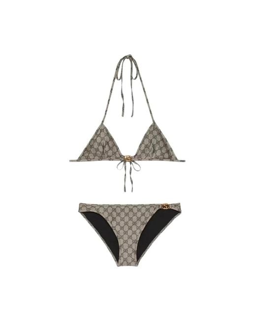 Gucci Metallic Bikinis
