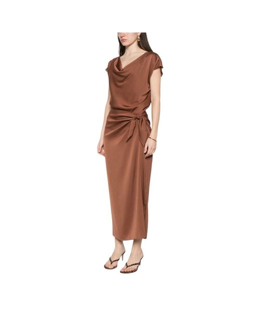 Silk95five Brown Maxi Skirts