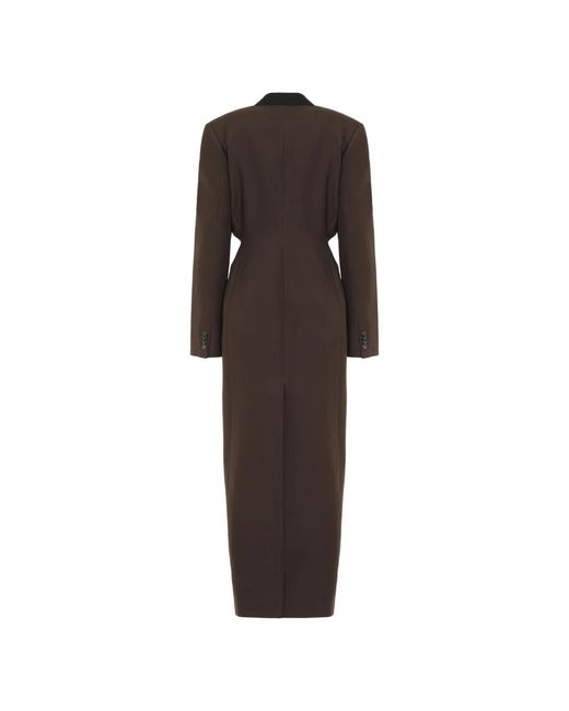 Khaite Black Single-Breasted Coats