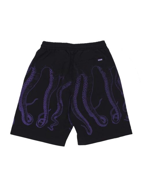 Octopus Blue Casual Shorts for men