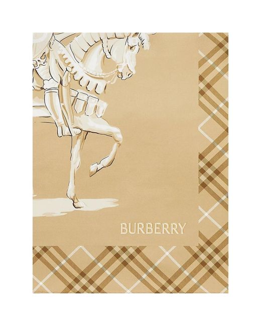 Silky Scarves Burberry de color Natural