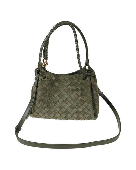 Bottega Veneta Green Shoulder Bags
