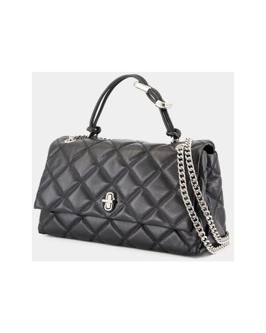 Marc Jacobs Zwarte Leren Dual Chain Crossbody in het Black