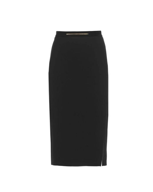 Elisabetta Franchi Black Midi Skirts