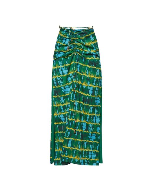 Altuzarra Green Maxi Skirts