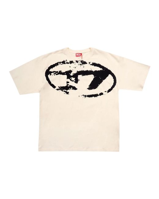 DIESEL Natural T-Shirts for men