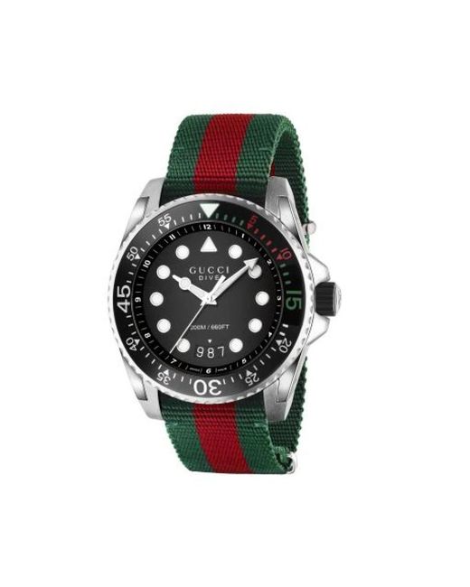 Gucci Taucheruhr in Black für Herren