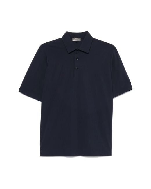 Herno Blue Polo Shirts for men