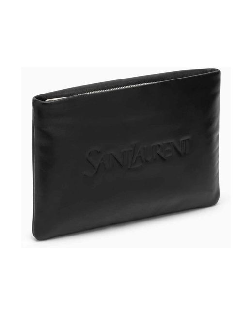Clutches Saint Laurent de color Black