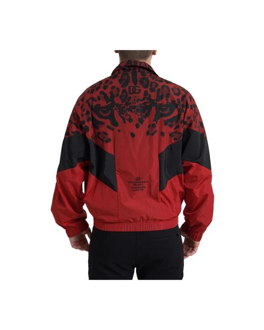 Dolce & Gabbana Red Light Jackets for men