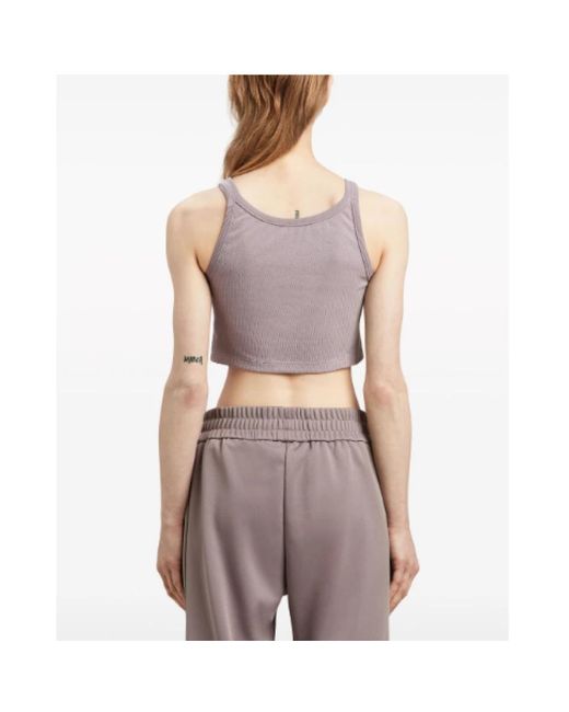 Palm Angels Purple Sleeveless Tops