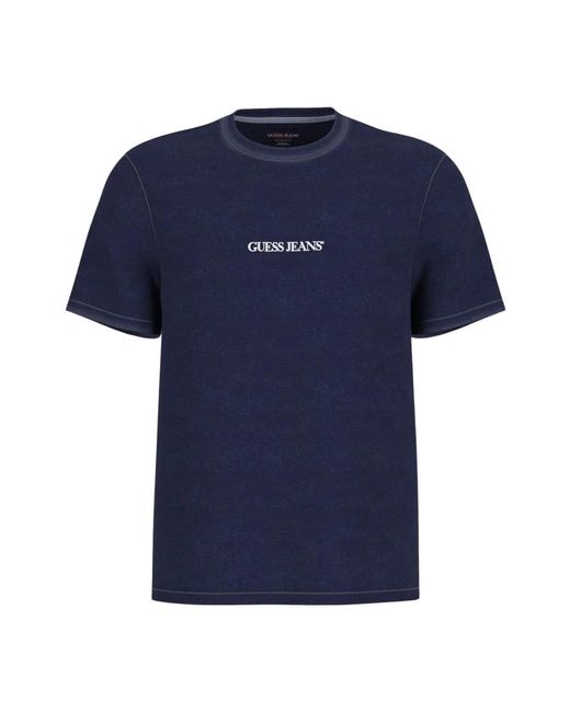 Guess Blauwe Polo En T-Shirt Slim Fit in het Blue voor heren