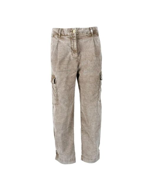 Trousers > straight trousers Myths en coloris Gray