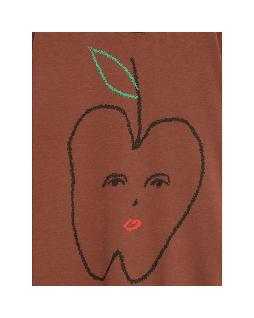 MM6 by Maison Margiela Brown T-Shirts