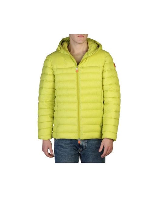 Save The Duck Herren Daunenjacke Roman-D39230M in Yellow für Herren