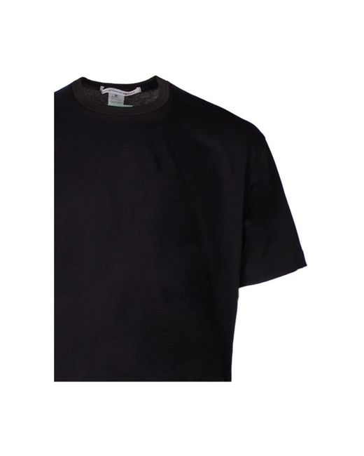 Comme des Garçons Schwarzes baumwoll-crewneck t-shirt mit logo-print in Black für Herren