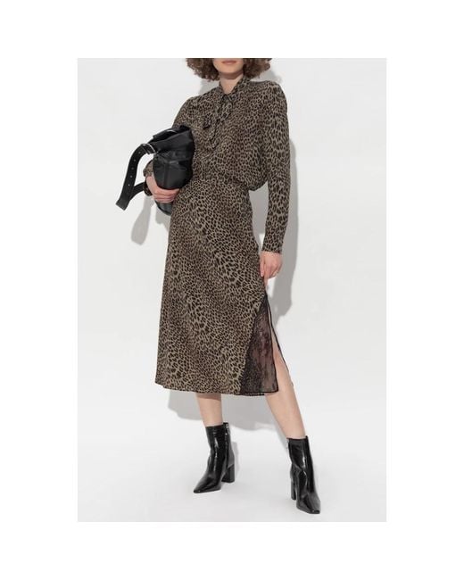 Zadig & Voltaire Brown Midi Skirts