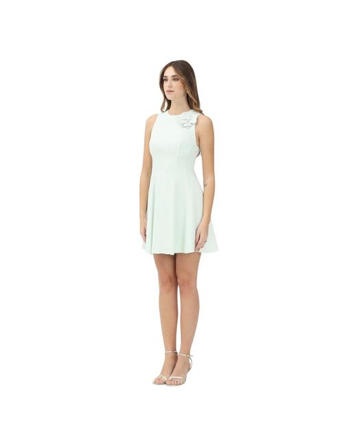 Elisabetta Franchi White Short Dresses