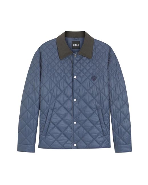 Boss Blue Light Jackets for men