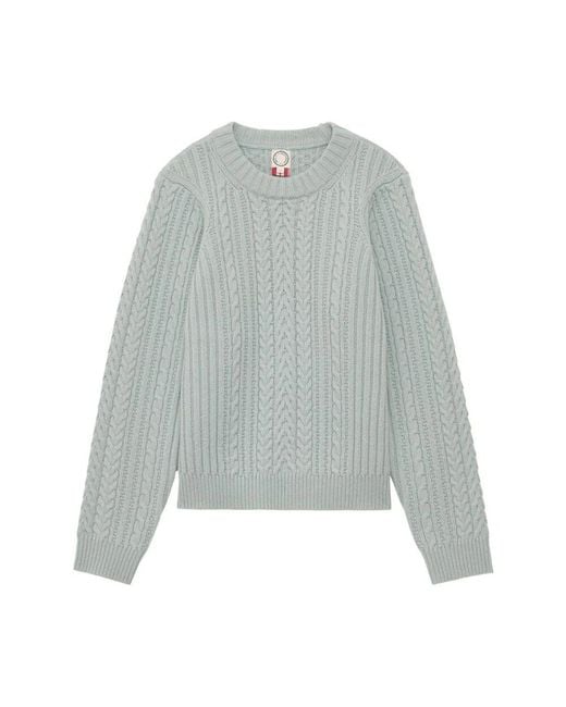 Round-Neck Knitwear Ines De La Fressange Paris en coloris Gray