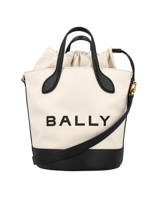 Bally Black Bucket Bags