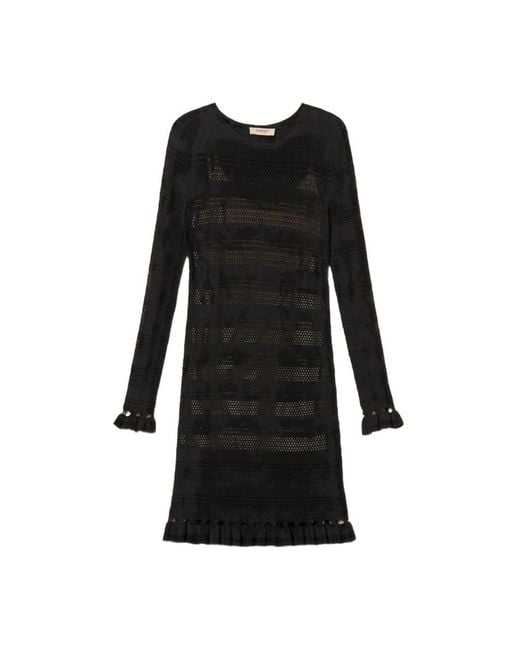 Twinset Black Short Dresses