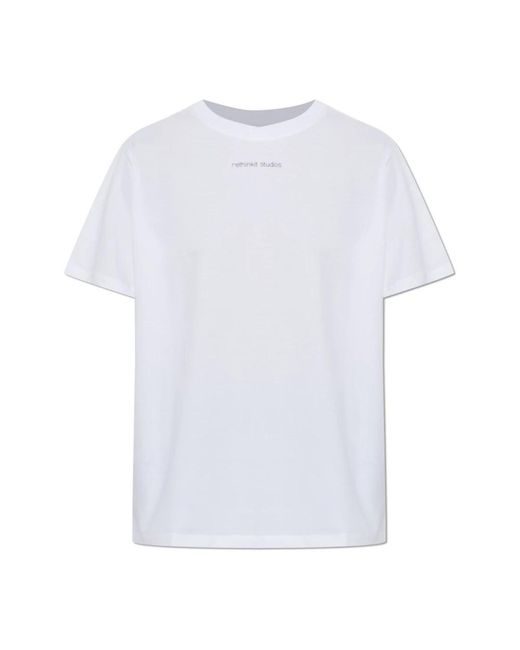 Rethinkit Studios Light Sweat Tee in het White