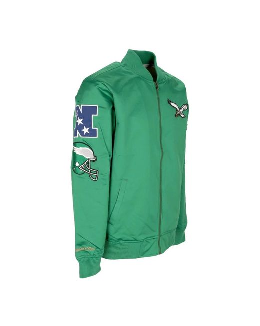 Bomber Jackets Mitchell & Ness de hombre de color Green